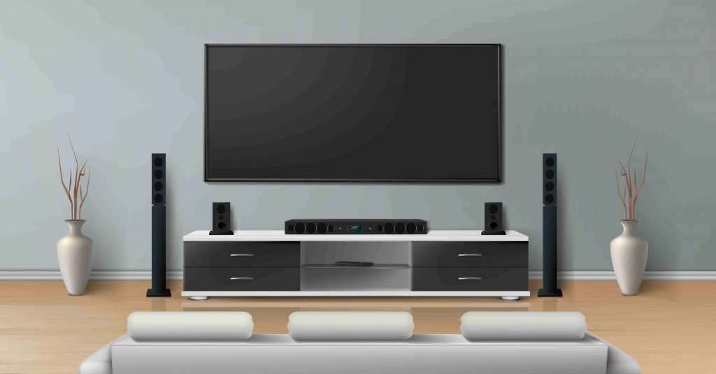 smart tv with speaker